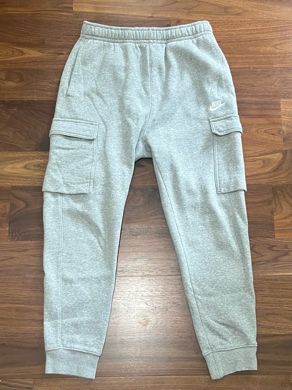 Nike Men's Grey Cargo Jogger Pants